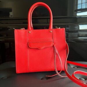 Rebecca Minkoff Mini MAB Tote in Red